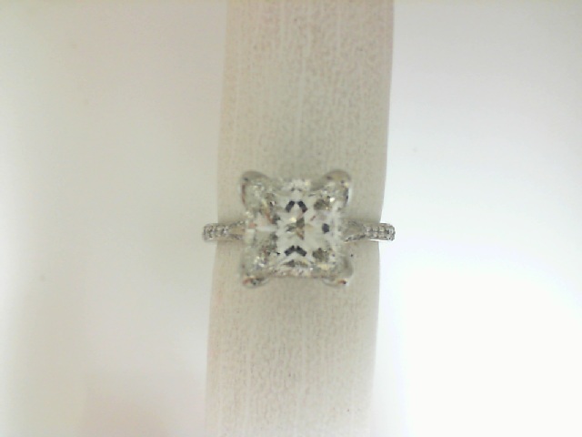 Tacori Platinum Sculpted Crescent Petal 3.00 ct Princess Cut Diamond Engagement Ring  0.28 Ct 
Size 6.5