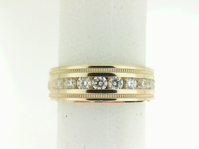 Verragio 14 Karat Yellow Gold 0.48 Ct Round Brilliant Cut Diamond Channel Set 6.0 Mm Wedding Band
Size  7.75