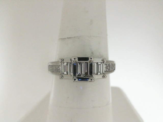 Estate 14 Karat White Gold Princess And Baguette Cut Diamond (AS IS)
Ring size 7 (Cannot be sized)
Very Good Condition