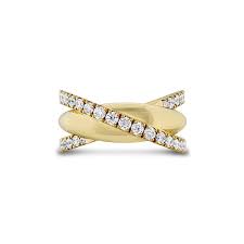 Hearts On Fire 18 Karat Yellow Gold Grace XX Diamond Ring 0.70 Ct
size 6.5