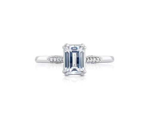 Tacori Platinum Simply Tacori Semi-Mount Ring Engagemet With 0.11Total Diamond Weight