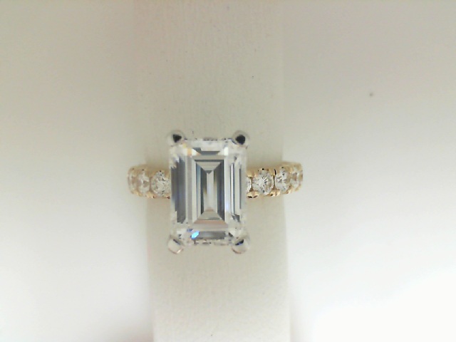 Verragio 14 Karat Yellow/White Gold Tradtion 1.42 Cts Diamond Engagement Ring Setting 
Size 6.5
