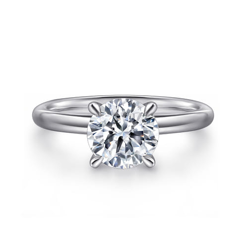 Gabriel & Co Platinum Round Briliant Cut Diamond Solitare Engagement Ring
Ring Size: 6.5