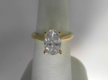 Gabriel & Co 14 Karat Yellow Gold Oval Solitare Engagement Ring
Ring Size 6.5
