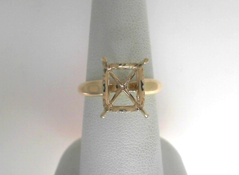 14 Karat Yellow Gold  Semi-Mount With 24=0.15Tw Round Diamonds
Ring Size 6.5