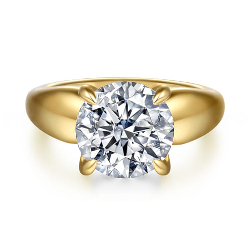 Gabriel & Co 14 Karat Yellow Gold Round Diamond Engagement Ring 0.10 Cts
Ring Size: 6.5