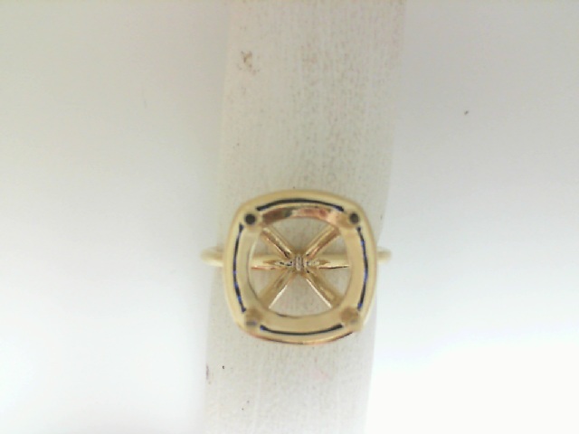 Tacori 14 Karat Yellow Gold Founder's Diamond Engagement Ring 0.04 Ct 
Size 6