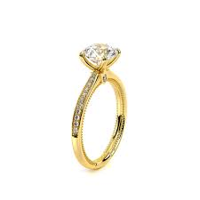 Verragio 14 Karat Yellow Gold Diamond Renaissance Enagement Ring 0.24 Ct 
Size 6.5