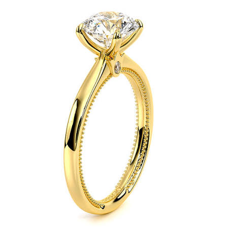 Verragio Renaissance Solitaire Diamond Engagement Ring 0.03 ct 
size 6.5