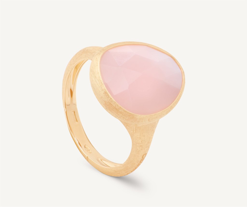 Marco Bicego 18 Karat Yellow Gold Opal Lunaria Ring