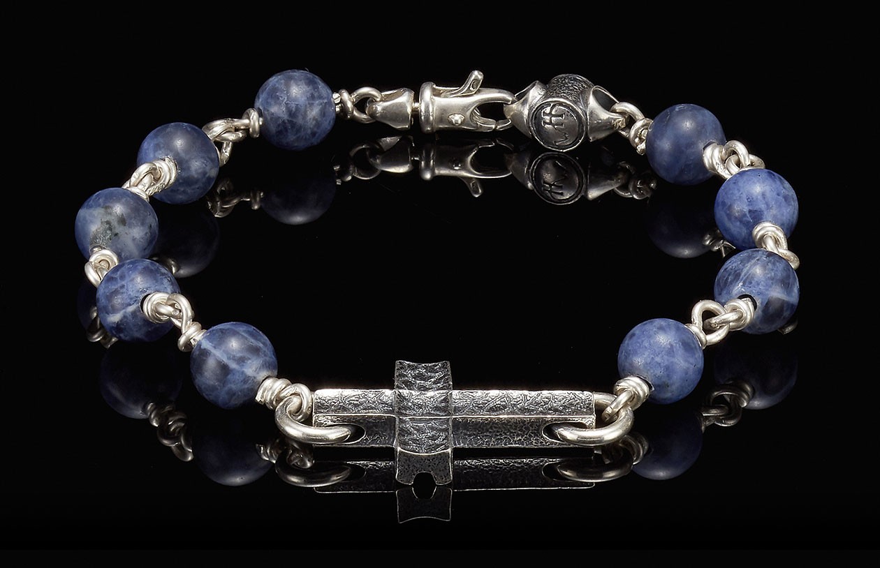 William Henry   BB21 SOD LG  Sodalite Sanctum Bracelet