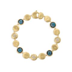 MARCO BICEGO Jaipur Diamond & London Blue Topaz Bracelet (BB2194BTPL01Y)