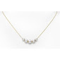Mikimoto Pearls in Motion Akoya Cultured Pearl Pedant in 18K Yellow Gold 16-18 inch (MPQ10082AXXK)