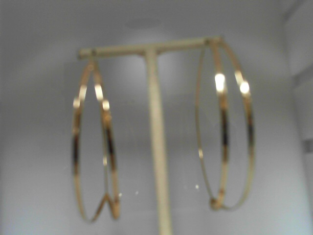 ESTATE  Lana 14 Karat Yellow Large Flirt Hoops Earrings (AS IS)