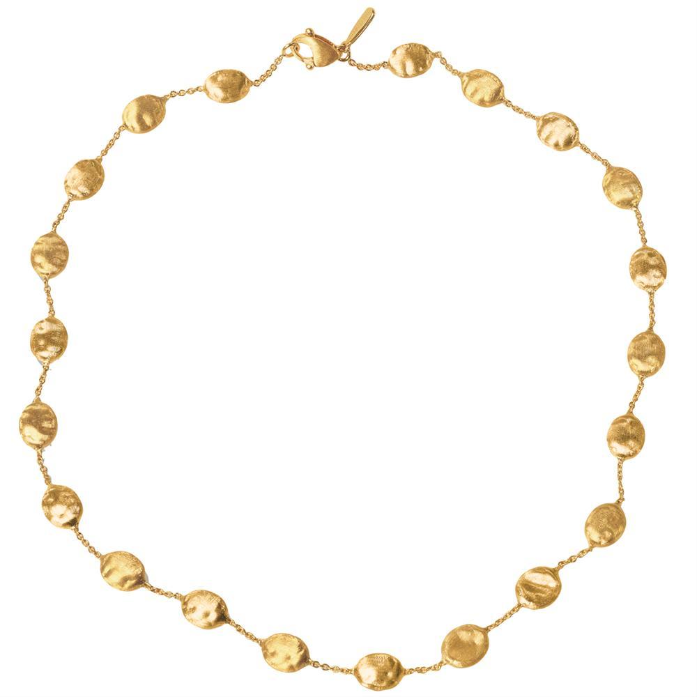Marco Bicego Siviglia Collection 18K Yellow Gold Medium Bead Short Necklace-16Inch ( CB553 Y 02)