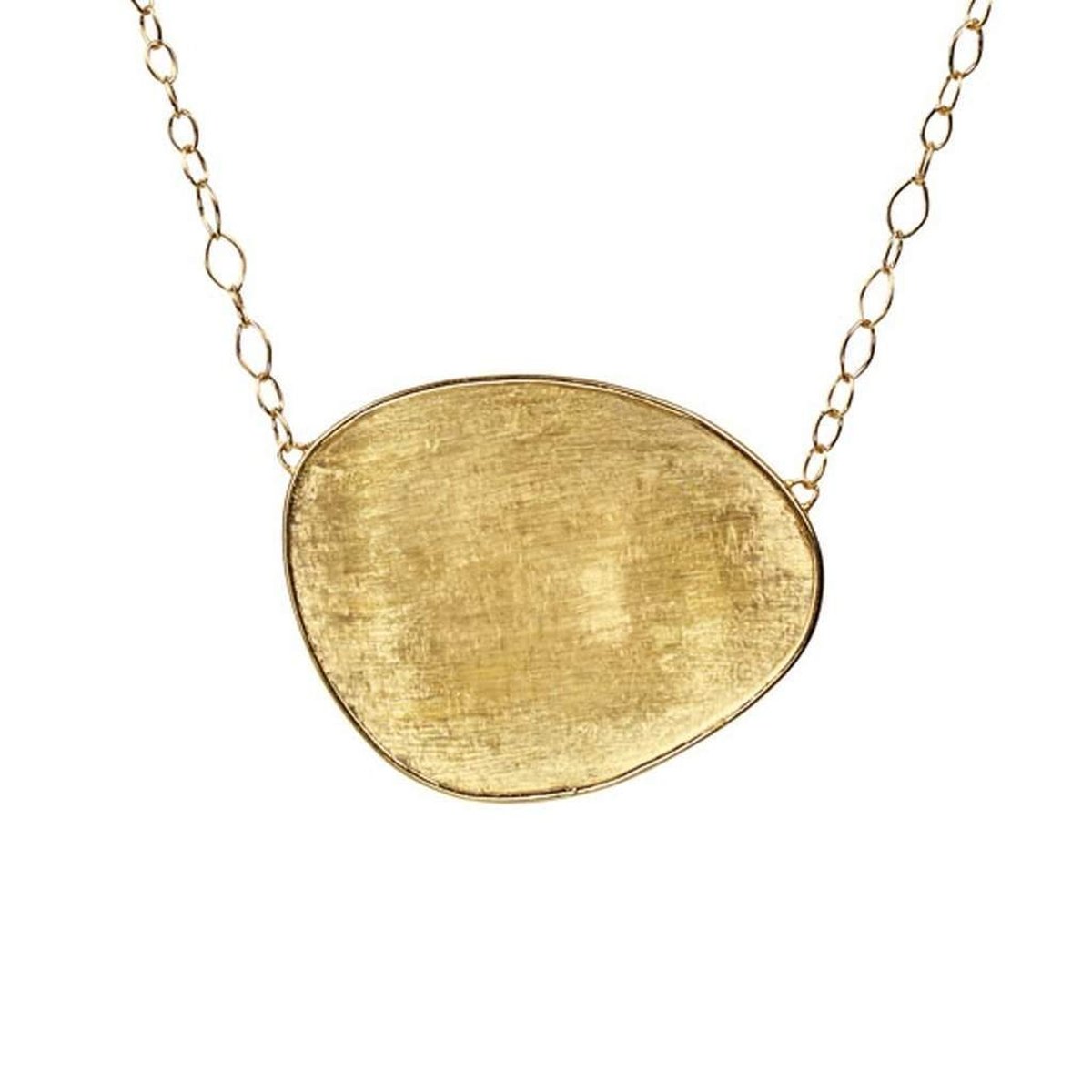 Marco Bicego  Lunaria Collection 18K Yellow Gold Large Pendant-16.5 Inch (CB1770 Y 02)