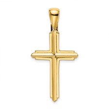 14 Karat Yellow Gold Cross
