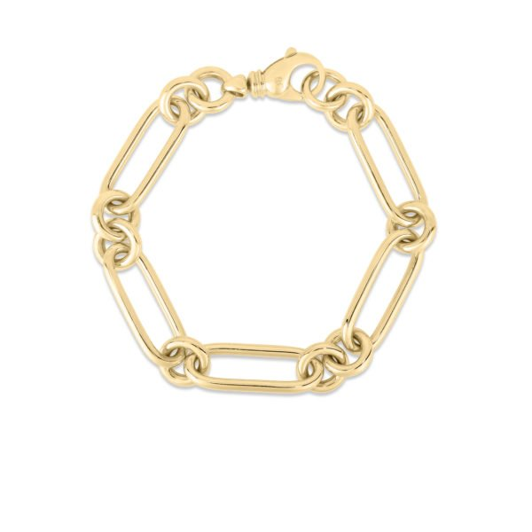 Roberto Coin 18 Karat Yellow Gold Oro Classic Bracelet 8