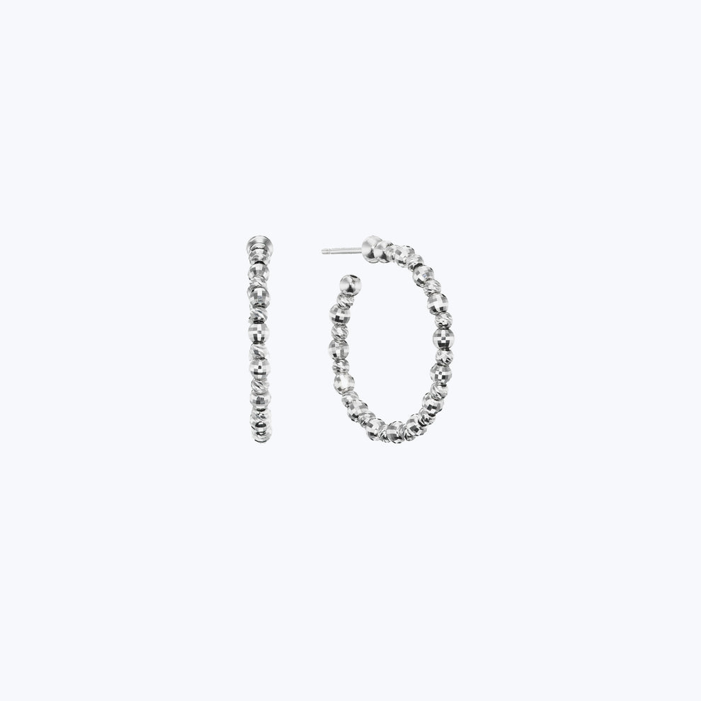 Platinum Born Small Limitless Hoop  Platinum Earring