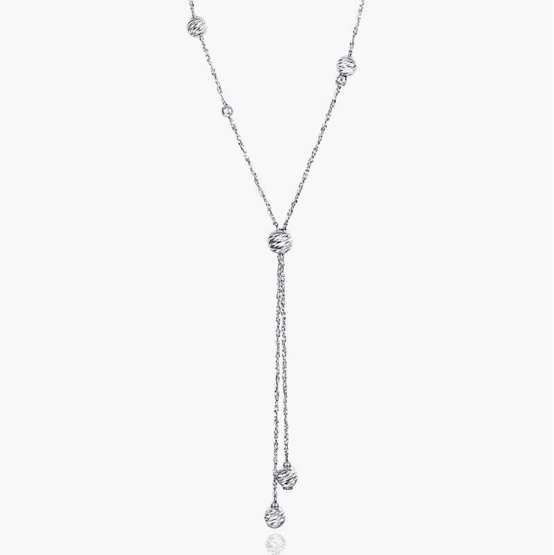Platinum Born Momentum Sliding Ornaments Necklace
