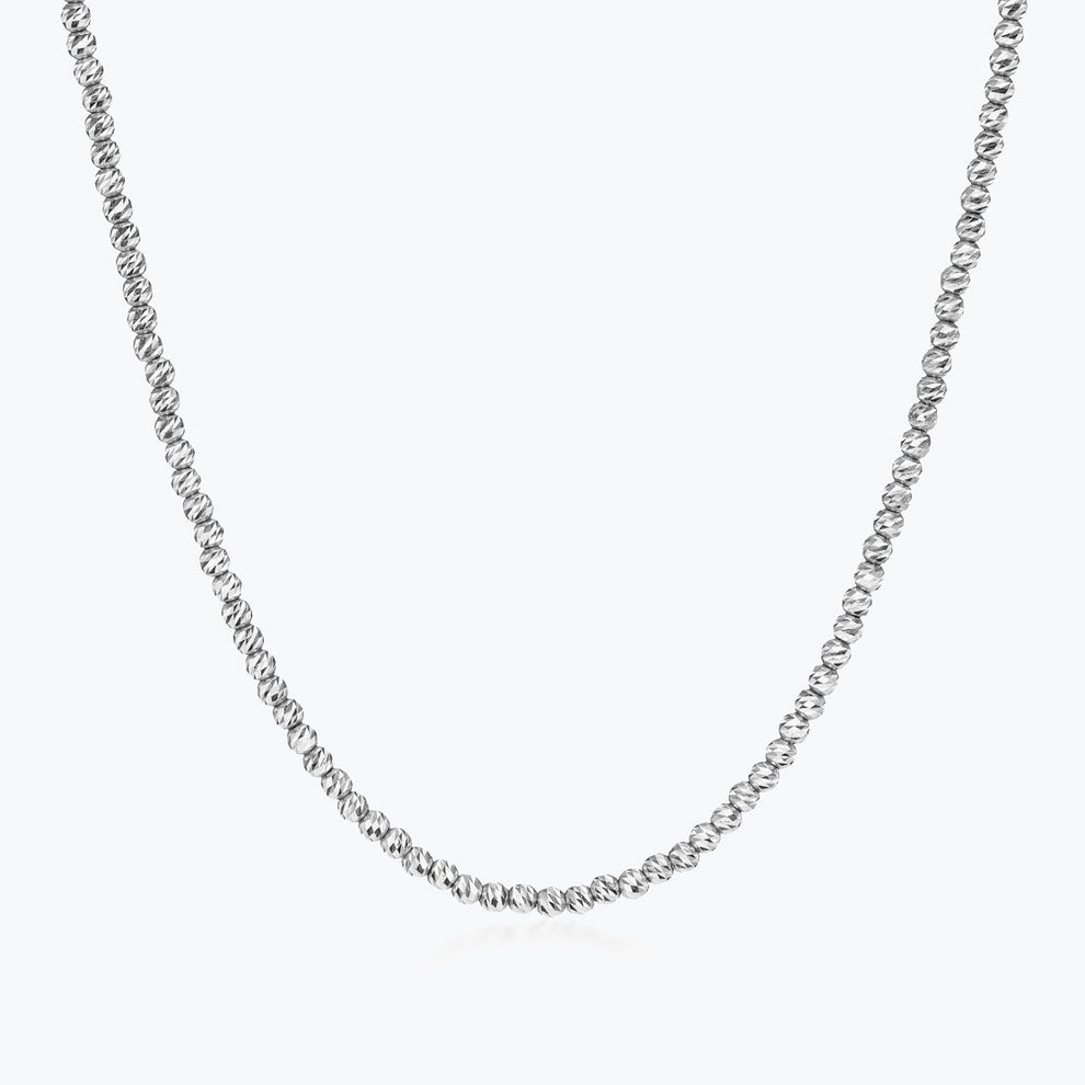 Platinum Born Halo Adjustable Choker Platinum Necklace
14-17 Inch
