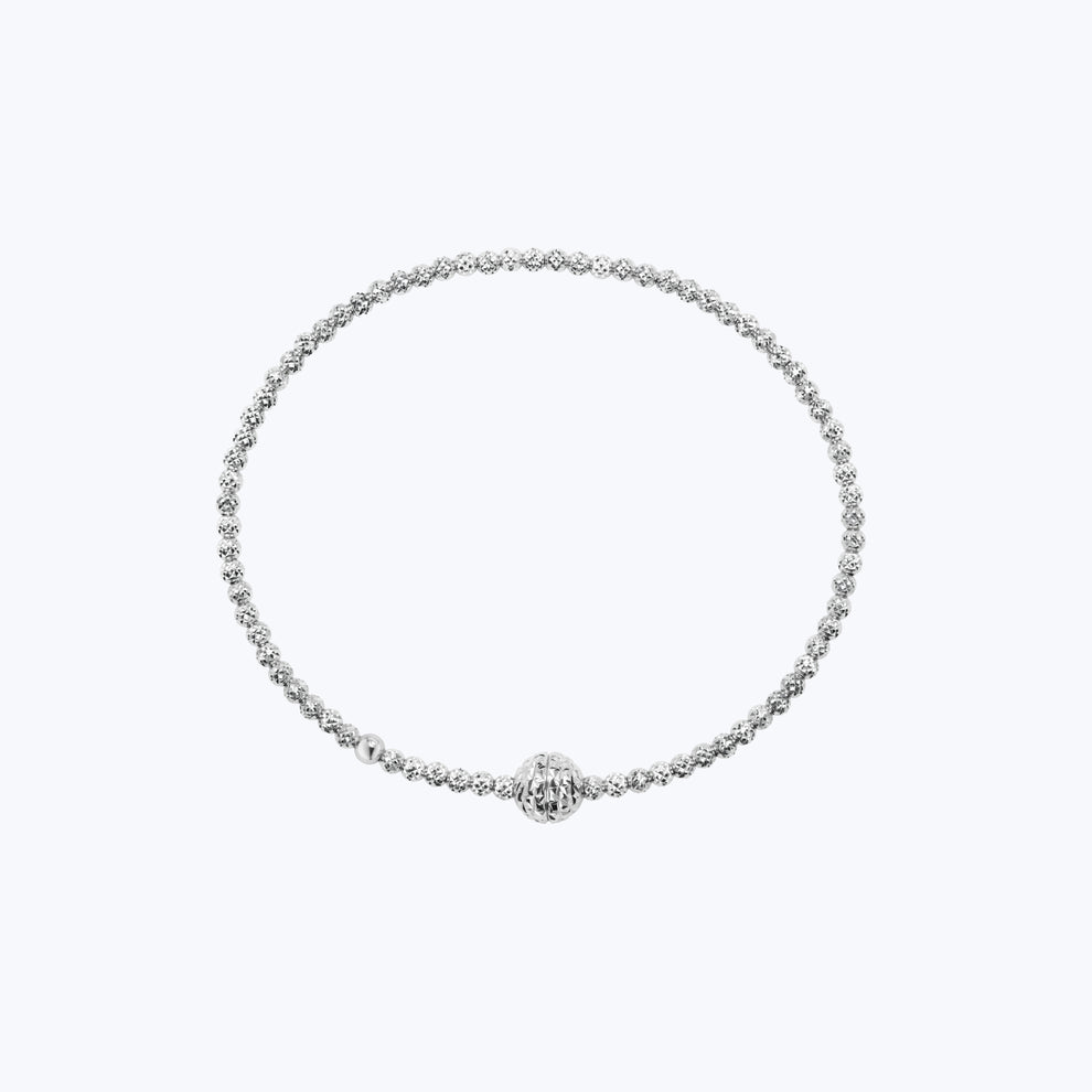 Platinum Born Halo Magnetic Connector Platinum Bracelet