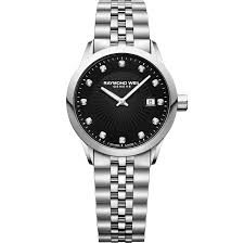 Raymond Weil Freelancer 29mm Diamond Black Steel Quartz Watch