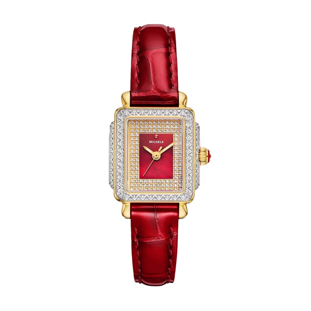 Michele Special Edition Deco Madison Mini Two-Tone 18K Gold-Plated Diamond Pavé Dial Watch
MWW06D000170