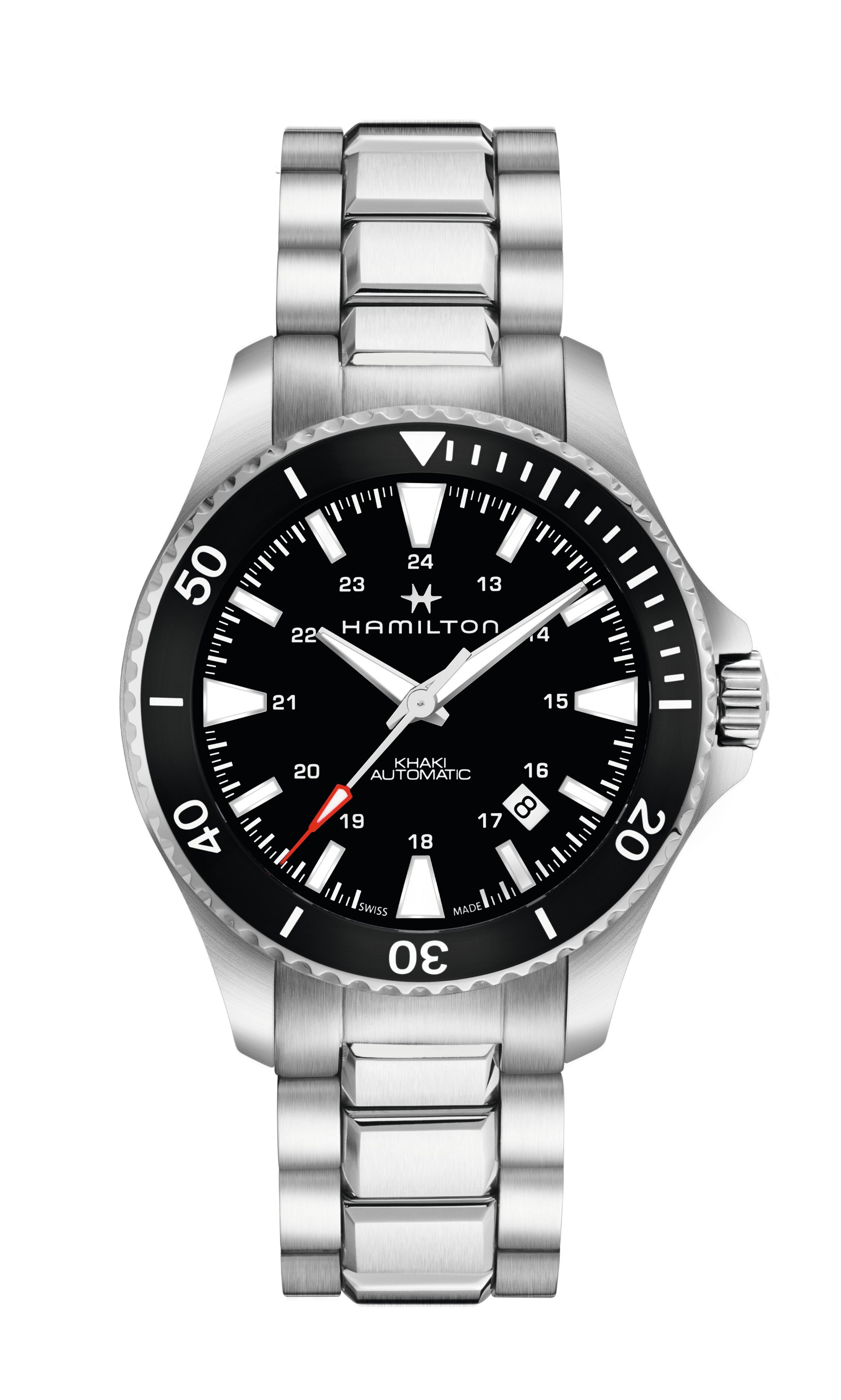 Hamilton Stainless Steel Khaki Navy Scuba Auto (H82335131)