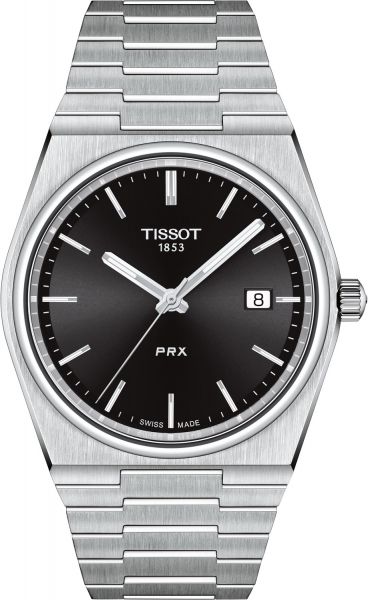 Tissot Stainless Steel Prx Quartz Black Dial (T1374101105100)
Stainless Steel, Swiss Quartz