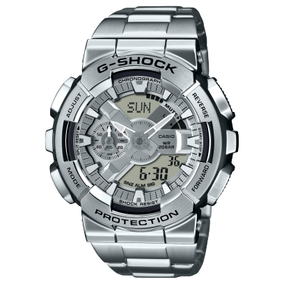 Casio G-Shock G-Steel Analog-Digital Stainless Steel Watch ( GM-110D-8A)