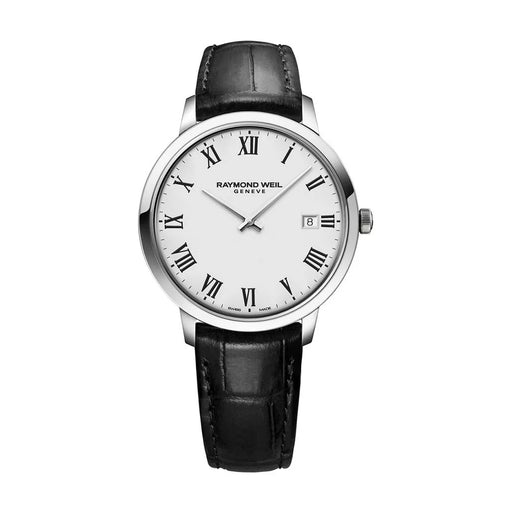 Raymond Weil Toccata White Dial With Roman Numerals 39 Mm Watch (5485-STC-00300)