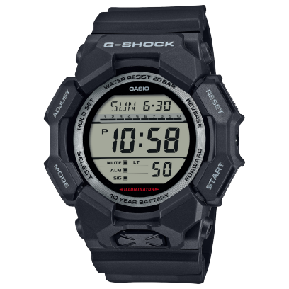 Casio G-Shock Digital Black Resin Watch (GD010-1)