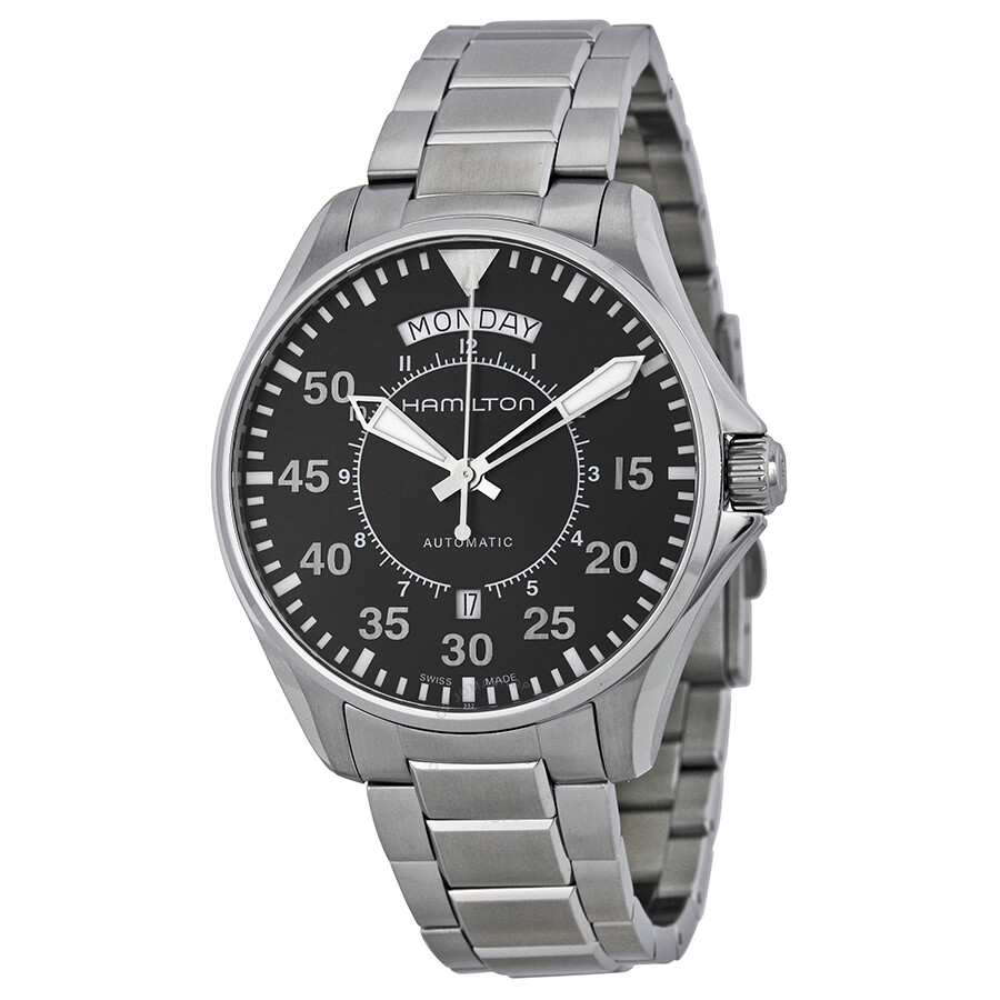 Hamilton Khaki Aviation Pilot Day Date Automatic Watch (H64615135)