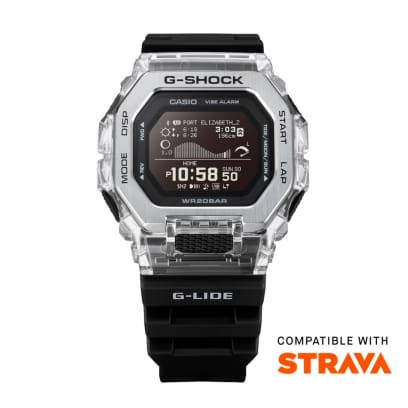 Casio G-Shock G-Lide Black Resin Watch (GBX100S-1)