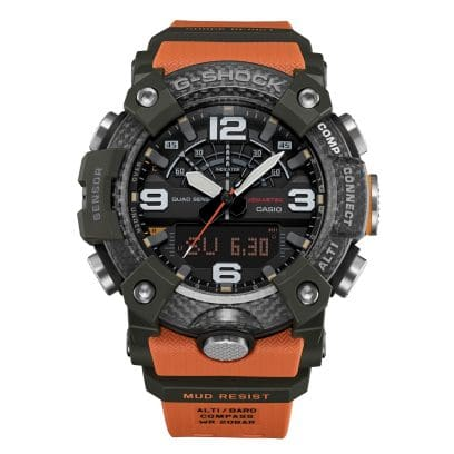 Casio G-Shock Master Of G - Land Orange Resin Watch (GGB100X-1A9)
