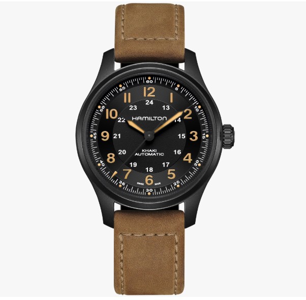 Hamilton Khaki Field Titanium Auto 42 Mm Watch (H70665533)