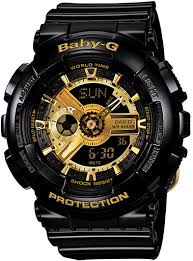 Casio Baby G-Shock Black Tone Watch (BA110-1A)