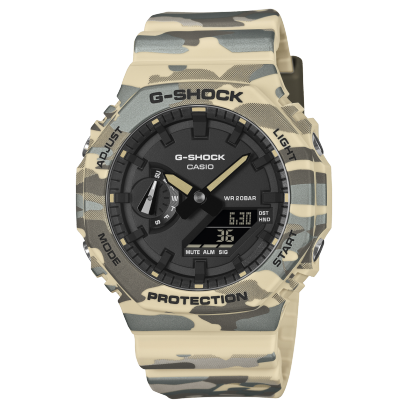 Casio G-Shock Camouflage Tone Watch (GA-2100CM-5ACR)
