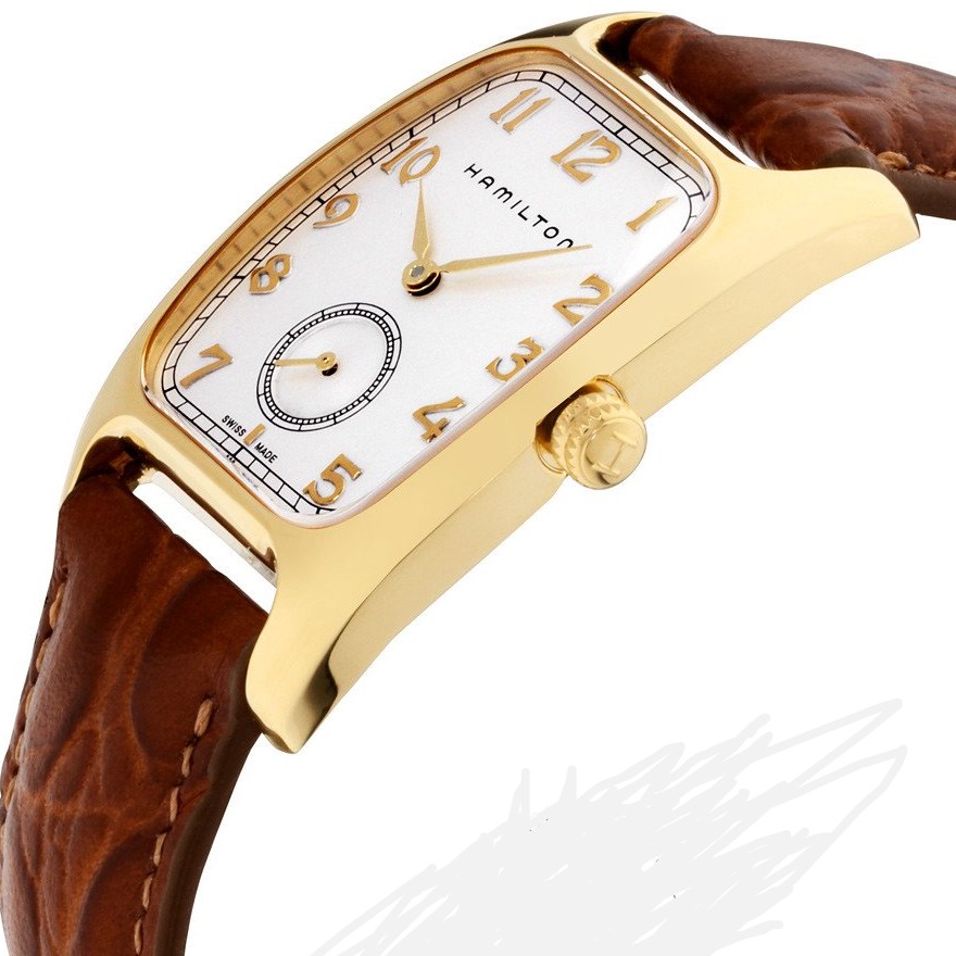 Hamilton American Classic Boulton Stainless Steel w/Gold PVD Watch 27 x 32 mm (H13431553)