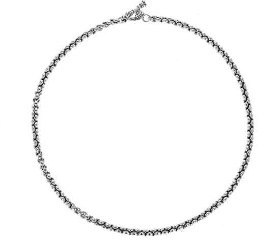 King Baby Sterling Silver Small Infinity Link Necklace
Length: 24 Inch