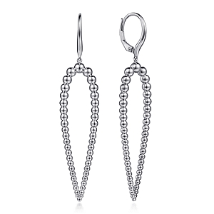 Gabriel & Co Sterling Silver Beaded Drop Earrings