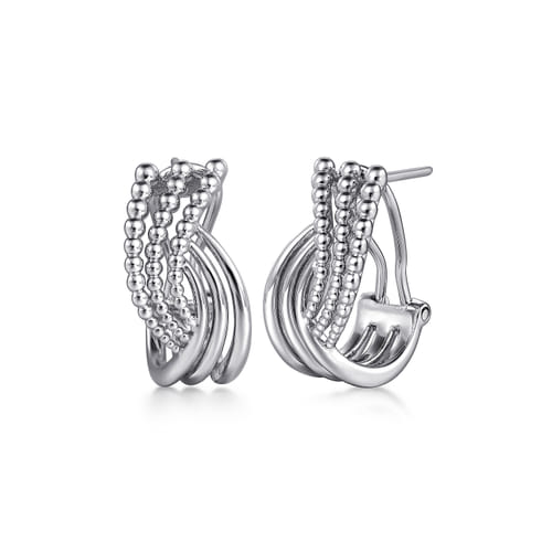 Gabriel & Co Sterling Silver Twisted Bujukan Earrings