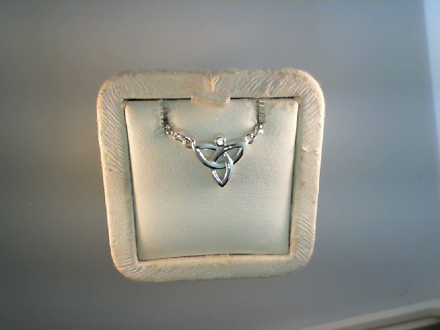 SS Diamond Trinity Necklace