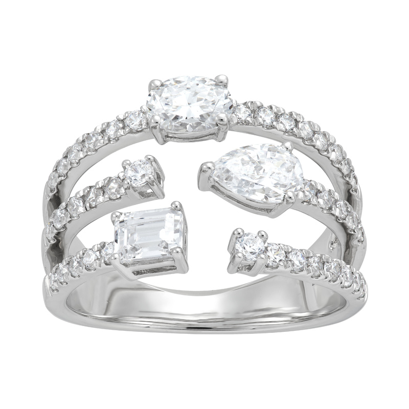 Lab Grown - 14Kw 1.5Cttw Diamond Fashion Ring