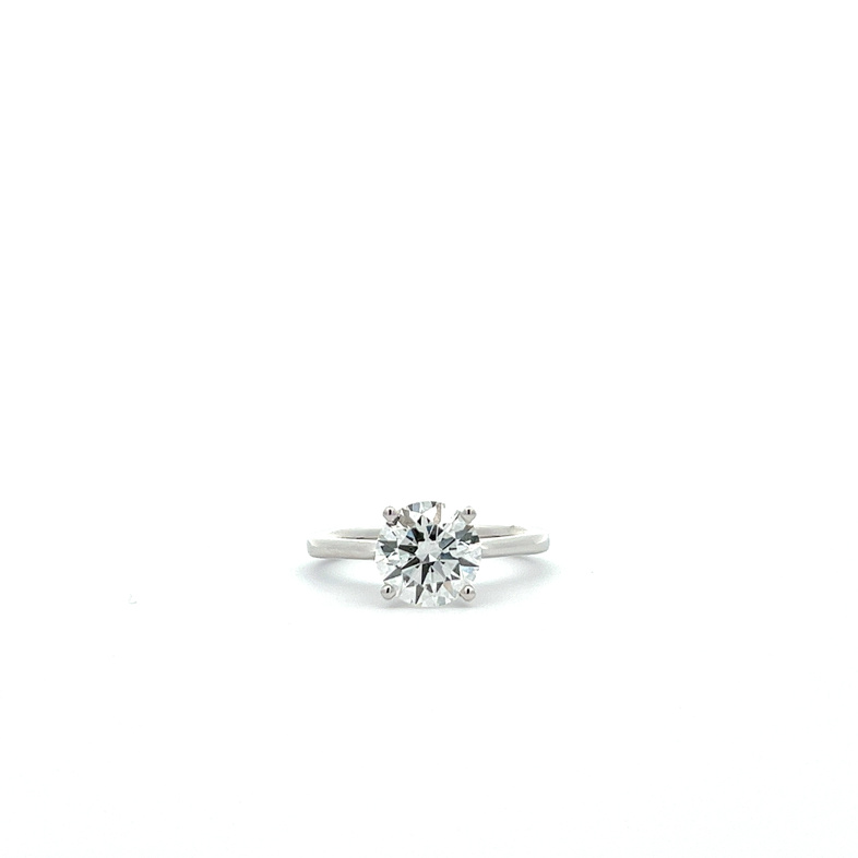 Lab Grown - 14Ky 1.57Ct F Vvs2 Solitaire  Igi Cert Lg610336339  Shown In White