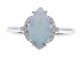 10Kw Ethiopian Opal Ring W/Diamond Accents  O=1.12Ct D=.07Ct