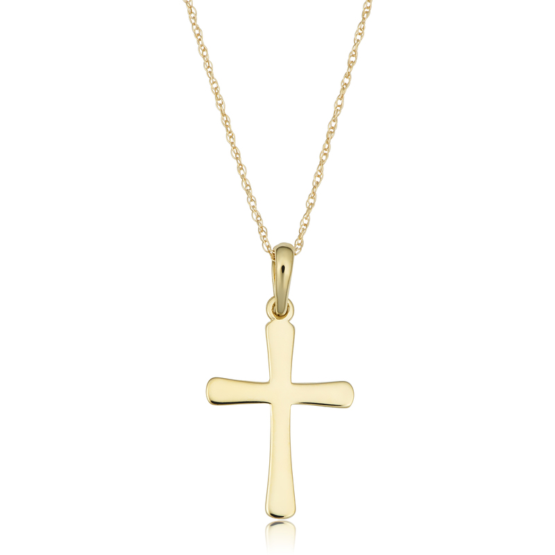14Ky Cross Pendant - Chain Not Included