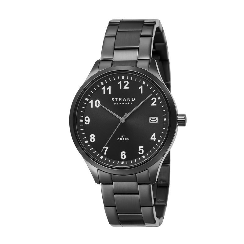 Gents Analog Watch W/Day-Date - Oceana Dark