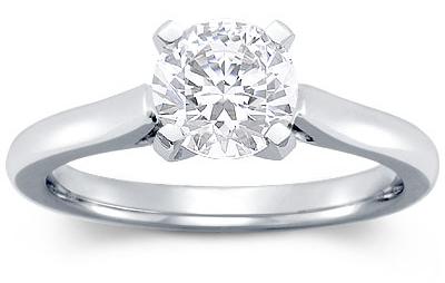 14Kw .52Ct Rb Diamond Solitaire H I2